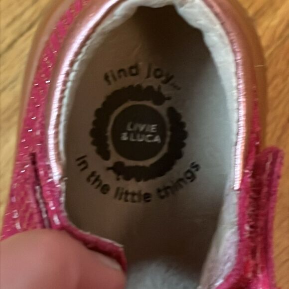 Livie & Luca Gemma Mary Jane Shoes in magenta sparkle size 8 - Picture 9 of 9